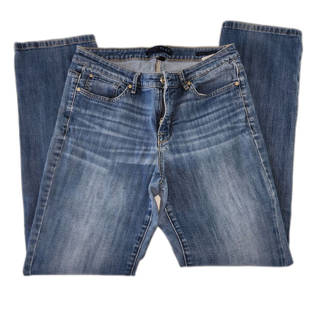 Code Bleu Women's Maya Straight Leg Blue Jeans Size 10